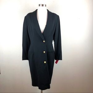 Robert Riel Dress Black Button